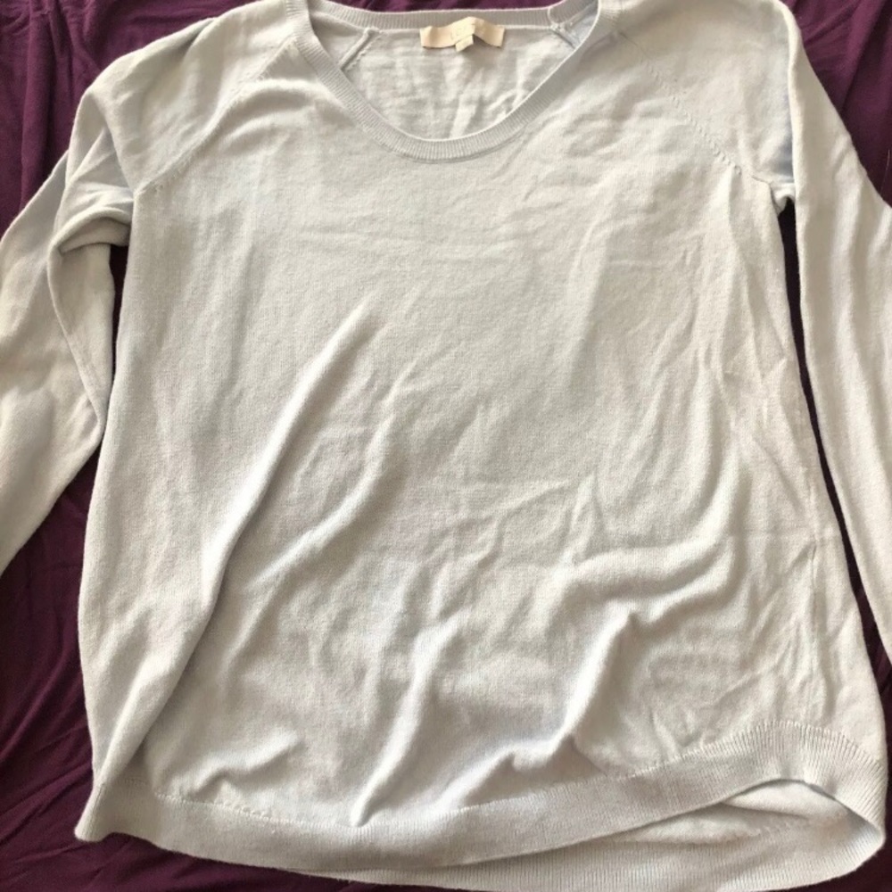 Light blue loft sweater medium